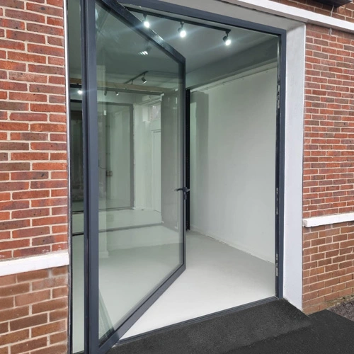 Glass Pivot Doors London